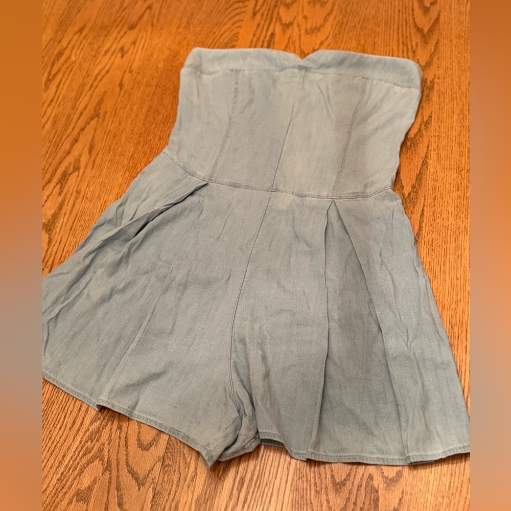 Hollister Denim Romper